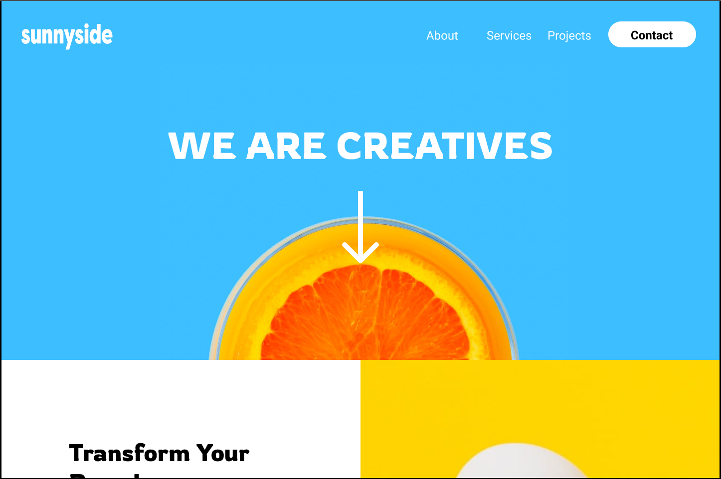 SunnySide project screenshot