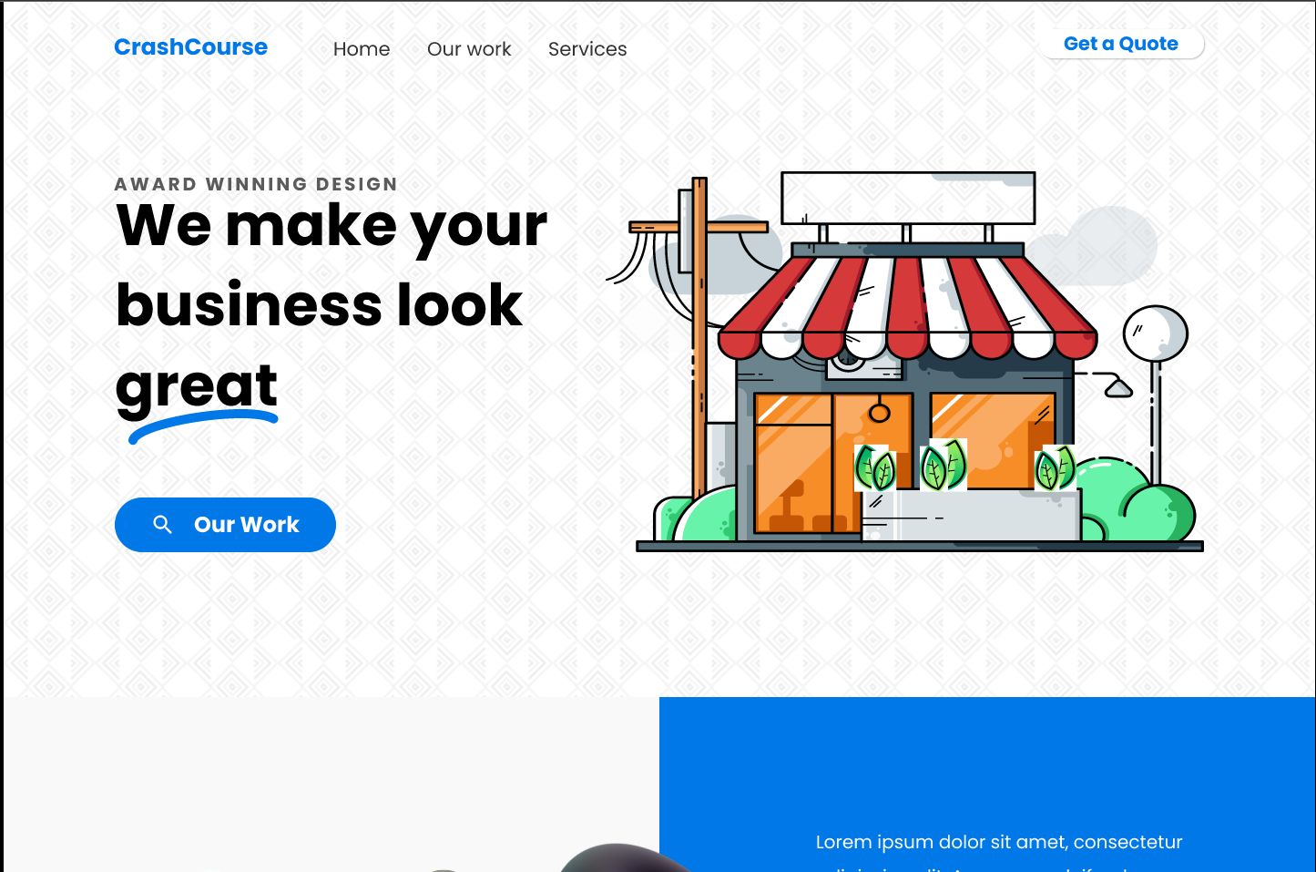 CrashCourse project screenshot